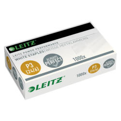 Zszywki Leitz Power Performance P3 Białe Biały