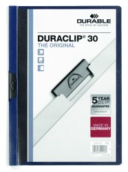 Durable Skoroszyt Zaciskowy A4 Duraclip Original 30 Ciemnygranat 220028