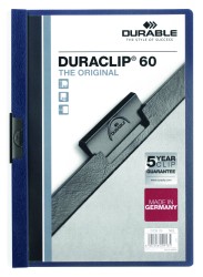 Durable Skoroszyt Zaciskowy Duraclip Original 60 Ciemnogranatowy 220928