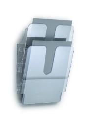 Durable Zestaw Dwóch Pojemników Na Dokumenty Poziomy Flexiplus 2 A4 Przezroczysty 1709008400