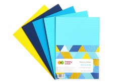 Tektura Falista Ocean 5 Kolorów A4 5 Arkuszy Happy Color