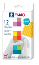 Fimo Masa Plastyczna Termoutwardzalna Soft Kolory Brilliant Zestaw 25g 12 Kostek Staedtler