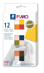 Fimo Masa Plastyczna Termoutwardzalna Soft Kolory Natural Zestaw 25g 12 Kostek Staedtler