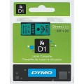 Taśma D1 do drukarek 9mm x 7m czarny/zielony 40919 Dymo S0720740