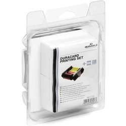 Durable Taśma Barwiąca Kolorowa I 100 Standardowych Kart Plastikowych Duracard Printing Set 891300