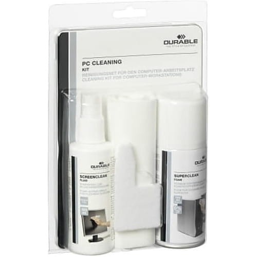 PC CLEANING KIT SUPERCLEAN pianka 150 ml  płyn do czyszczenia 125 ml  10 czyścików do klawiatury i ściereczek (UN 1950) 583400