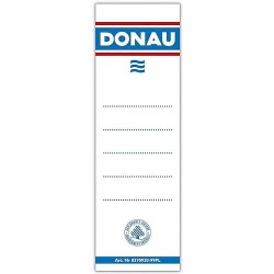 Etykiety Samoprzylepne Do Segregatora Donau, 54x153mm, Jednostronne, 20szt.