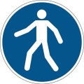 Znacznik podłogowy Przejście w oznaczonym miejscu Durable 173106