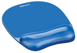 FELLOWES PODKŁADKA POD MYSZ I NADGARSTEK CRYSTAL - NIEBIESKA