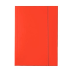 Teczka Lakierowana Z Gumką Czerwony