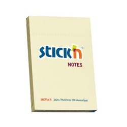 Hopax Notes Samoprz.76x51mm Żółty Pastel 21006