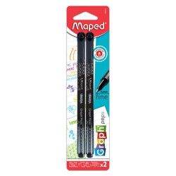 Cienkopis Graph Peps Deco Czarny 2 Szt Blister 749041