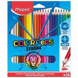 Kredki Colorpeps Strong Trójkątne 24 Szt Pud. Z Zaw. 862724