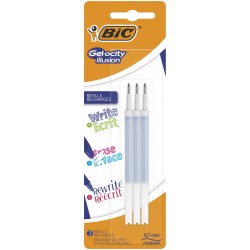 Wkład ścieralny Gel-Ocity Illusion Niebieski Blister 3szt Bic