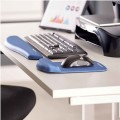Podkładka pod mysz i nadgarstek PlushTouch™ - niebieska