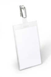 Durable Identyfikator 90x60 Mm Pionowy Z Klipem 800219