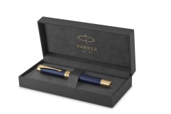 Parker Pióro Wieczne Centennial (M) Duofold Prestige Blue Chevron Gt