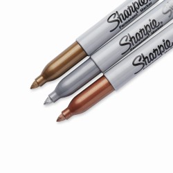 Sharpie  Sharpie Matallic Złoty, Srebny, Brązowy