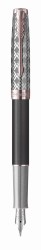Parker Pióro Wieczne (F) 18k Sonnet Premium  Metal & Grey Pgt