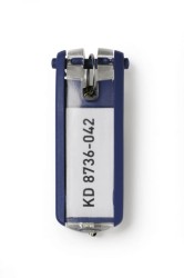 Durable Zwieszka Na Klucze Key Clip 6szt Granat 195707