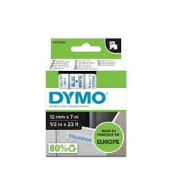 Dymo Taśma D1 - 12 Mm X 7 M, Niebieski / Biały