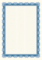 Galeria Papieru Dyplom FALBALA Niebieska 170g/m2 (25 szt.)