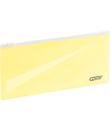 Grand Teczka Kopertowa Z Zamkiem Strunowym 240 X 118 Mm Gr-P053  żółty