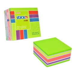 Hopax Notes Samoprzylepny Kostka 76x76 Mm Mix  zielony