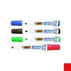 Marker Suchościeralny Velleda 2 Kształt Końcówki 1751 - Ścięta Bic czerwony