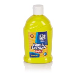 Farba Szkolna Plakatowa 500ml Astra cytrynowy