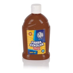 Farba Szkolna Plakatowa 500ml Astra brązowy