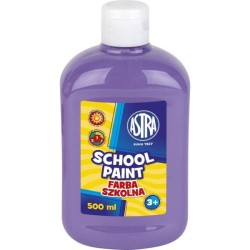 Farba Szkolna Plakatowa 500ml Astra fioletowy