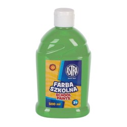 Farba Szkolna Plakatowa 500ml Astra zielony