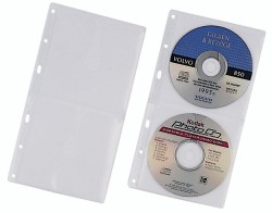 Durable OBWOLUTA NA 2 PŁYTY CD DO SEGREGATORA 5 SZT. 520319