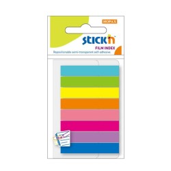 Hopax ZAKŁADKI INDEKSUJ.SAMOP.MIX 8 KOL.NEON – 8x8x45MM(24)