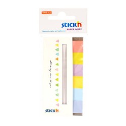 Hopax Zakładki indeksujące papierowe 45x15mm 6 kolorów neonowych candy  21599