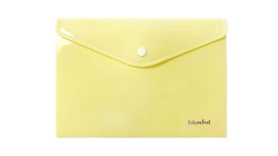 BIURFOL Teczka koperta A5 PP pastel żółty