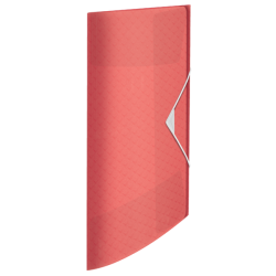 Teczka z gumką Esselte Colour'Breeze, z 3 klapkami, PP koralowy