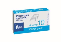 Tetis Zszywki biurowe rozmiar 10 1000szt