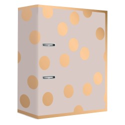 Interdruk Segregator A4 75 2R MET SAT.G DOTS