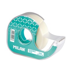 Milan Taśma samprzylepna niewidoczna 19 mm x 33 m z dyspenserem