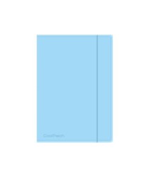 COOLPACK - PASTEL - TECZKA Z GUMKĄ A4 - POWDER BLUE