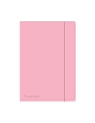COOLPACK - PASTEL - TECZKA Z GUMKĄ A4 - POWDER PINK