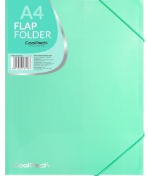 COOLPACK - PASTEL - TECZKA Z GUMKĄ A4 – MIĘTOWA