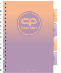 Coolpack  GRADIENT  KOŁOZESZYT B5 100k kratka  BLUEBERRY