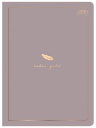 Interdruk Zeszyt A5 80kartek w linie 70G METALLIC SATIN GOLD