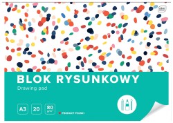 Interdruk Blok rysunkowy A3 20 80G