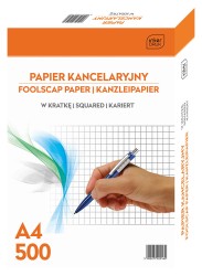Interdruk Papier Kancelaryjny A4  500 Kartek W Kratkę Interdruk