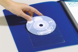 Durable Kieszeń samoprzylepna POCKETFIX CD/DVD opakowanie 100 sztuk
