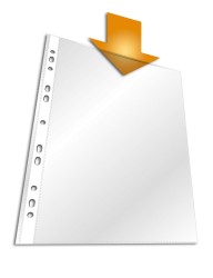 Durable Koszulka na dokumenty STANDARD A4 PP woreczek 10 sztuk
